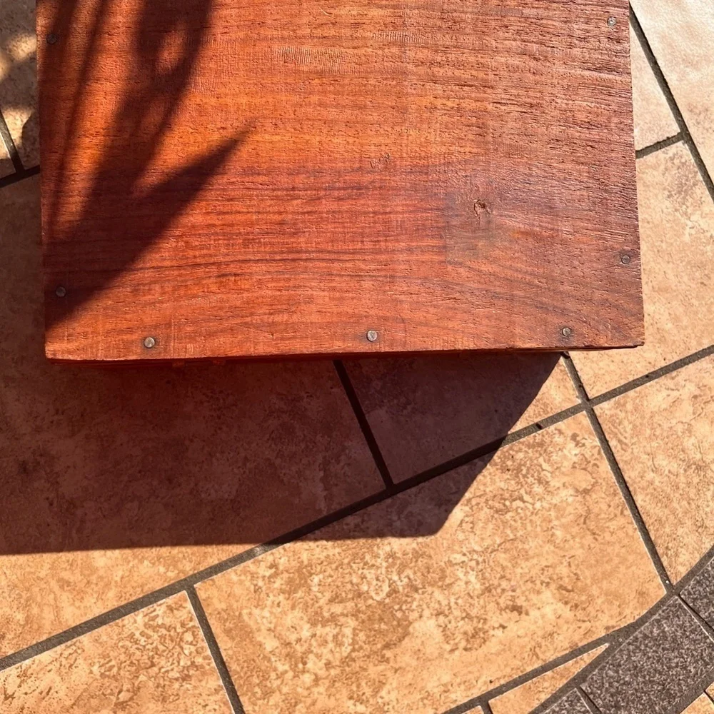 Vintage hand carving trinket jewelry box